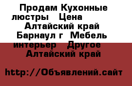 Продам Кухонные люстры › Цена ­ 2 000 - Алтайский край, Барнаул г. Мебель, интерьер » Другое   . Алтайский край